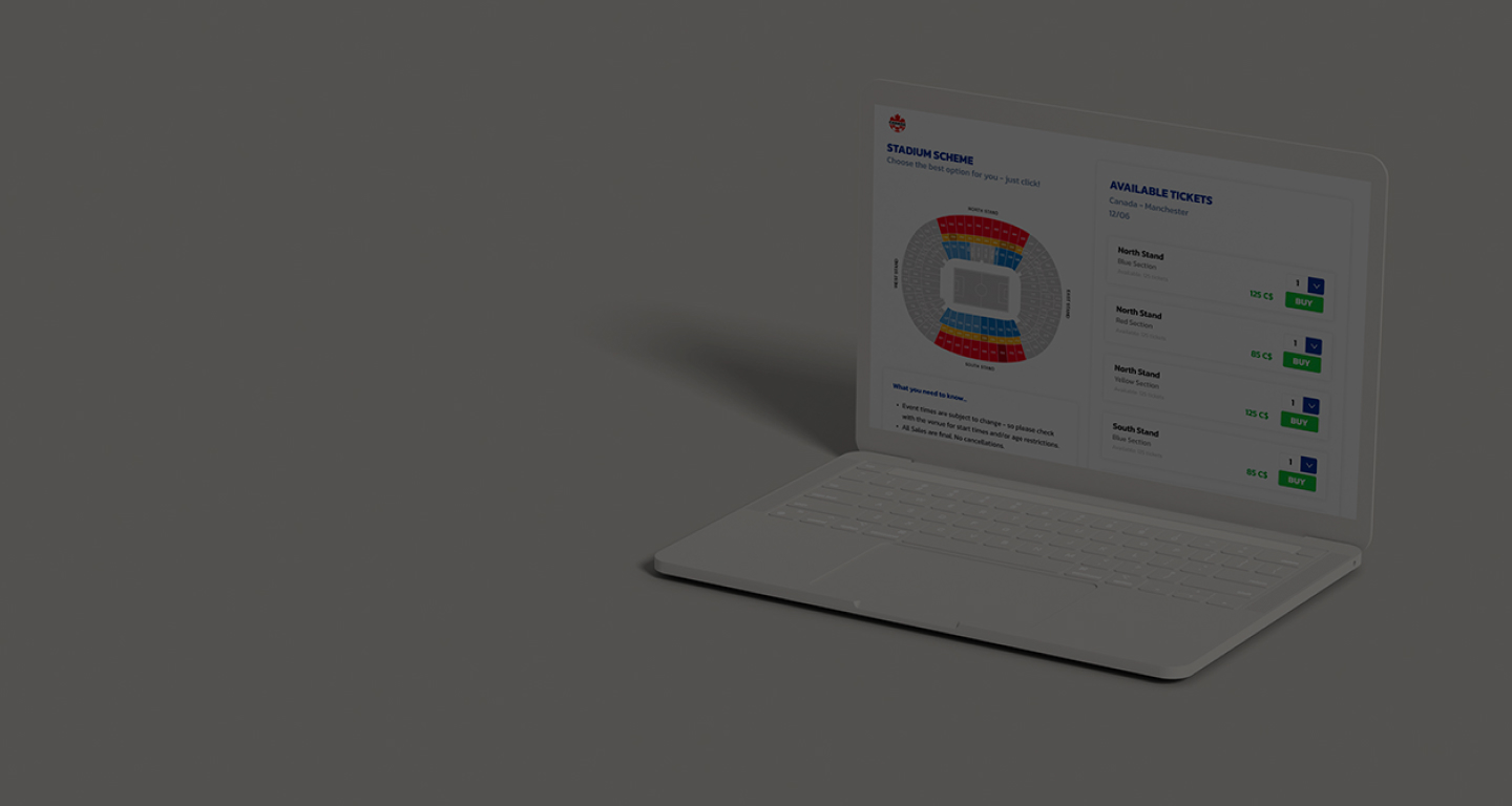 Das kanadische Fußballstadion